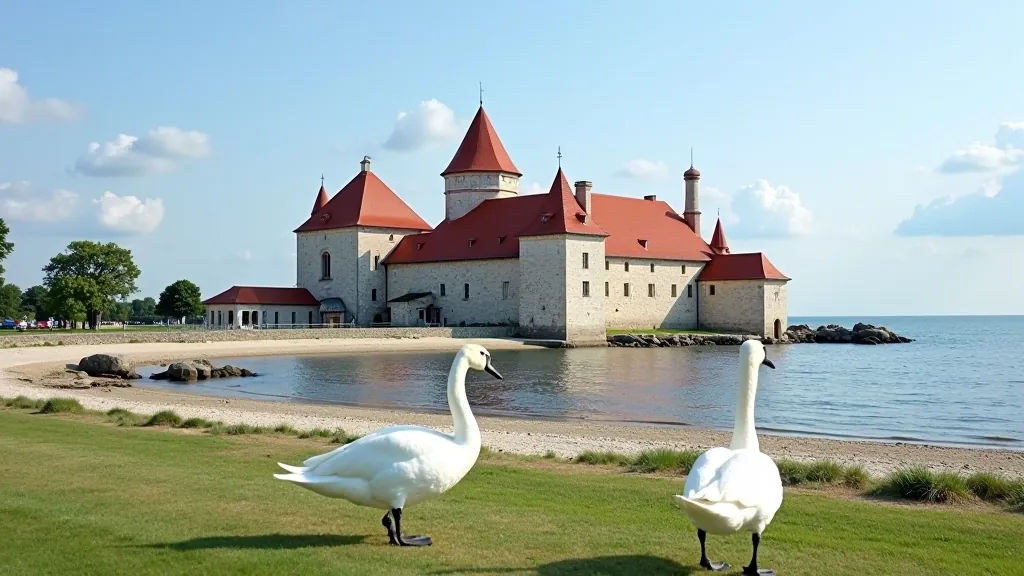 Ventspils pils ar sarkanajiem jumtiem
